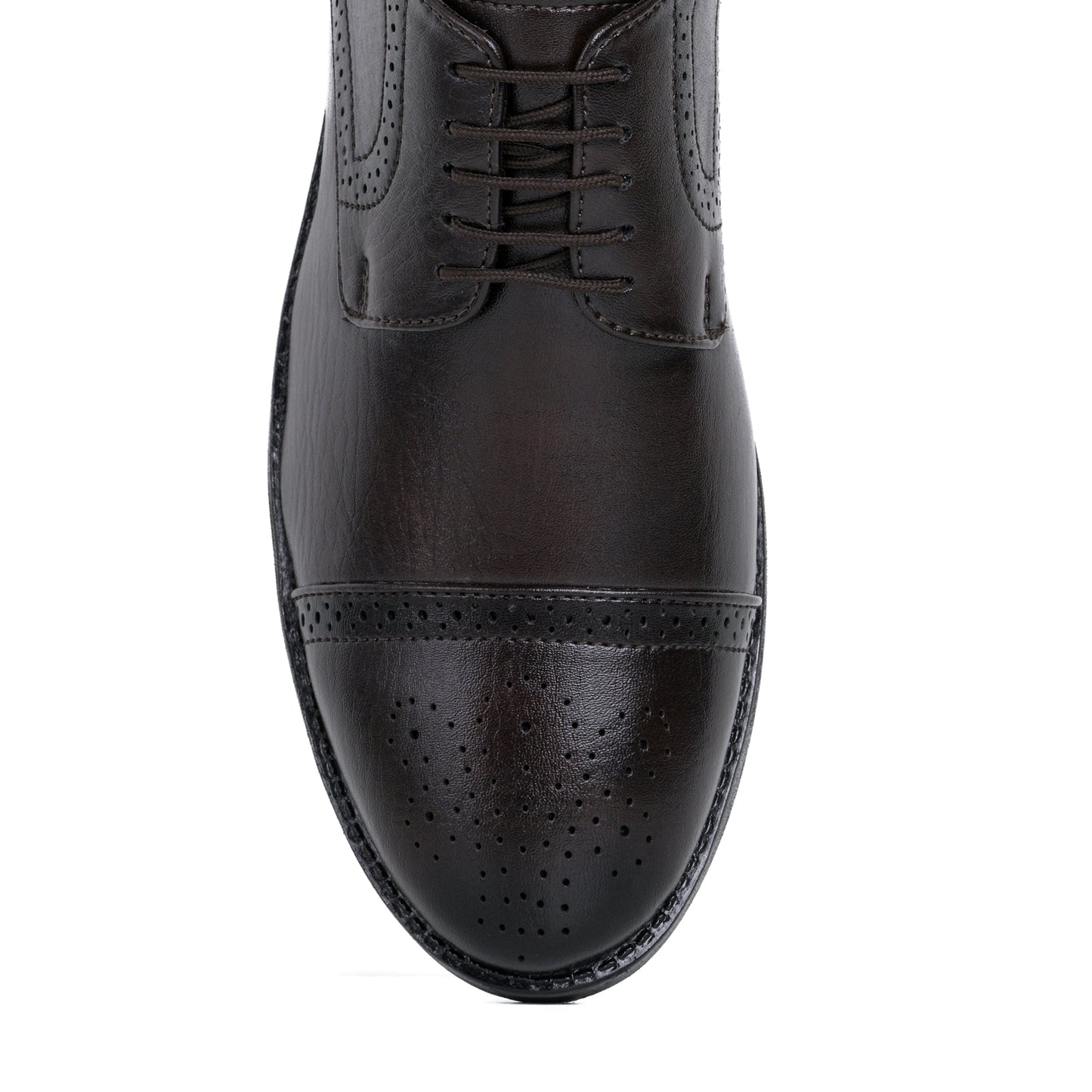 Formal Brogue Tpr Lace Up Shoes (Brown)