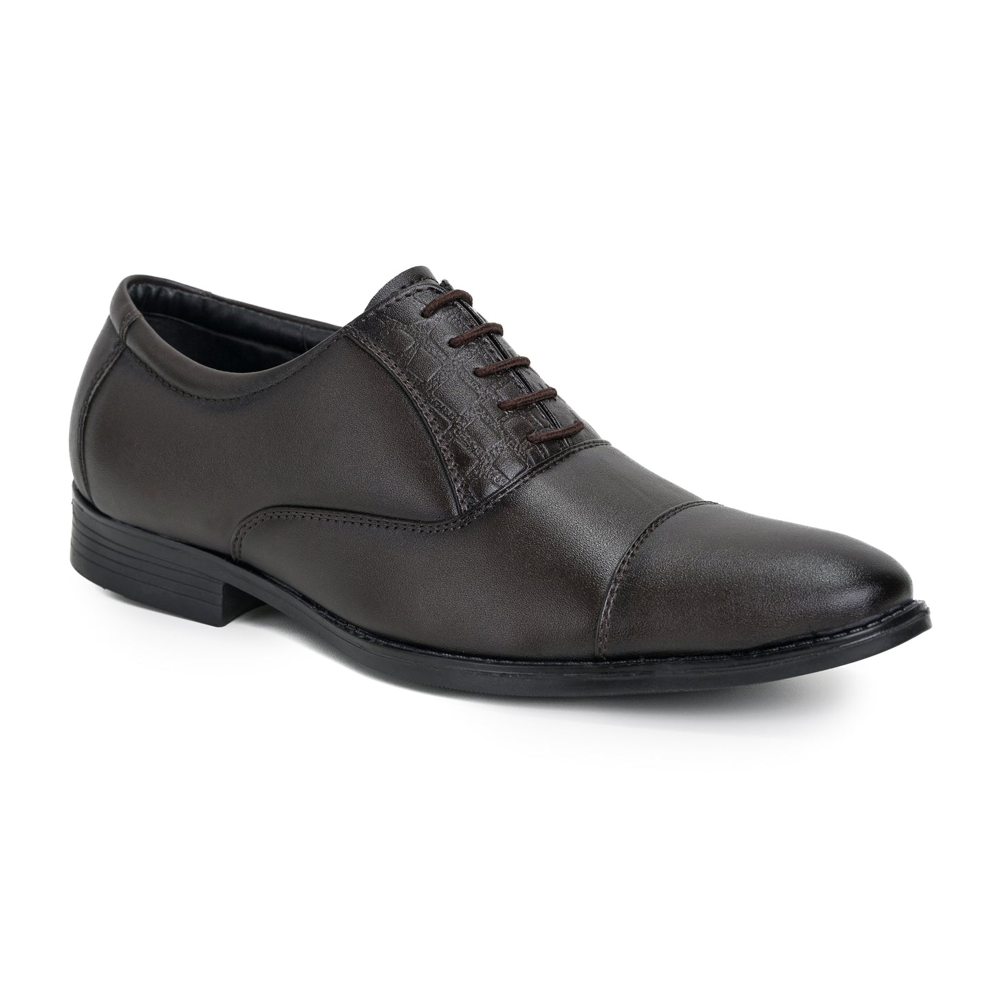 Men's Oxford Formal Lace Up Shoes (Brown)