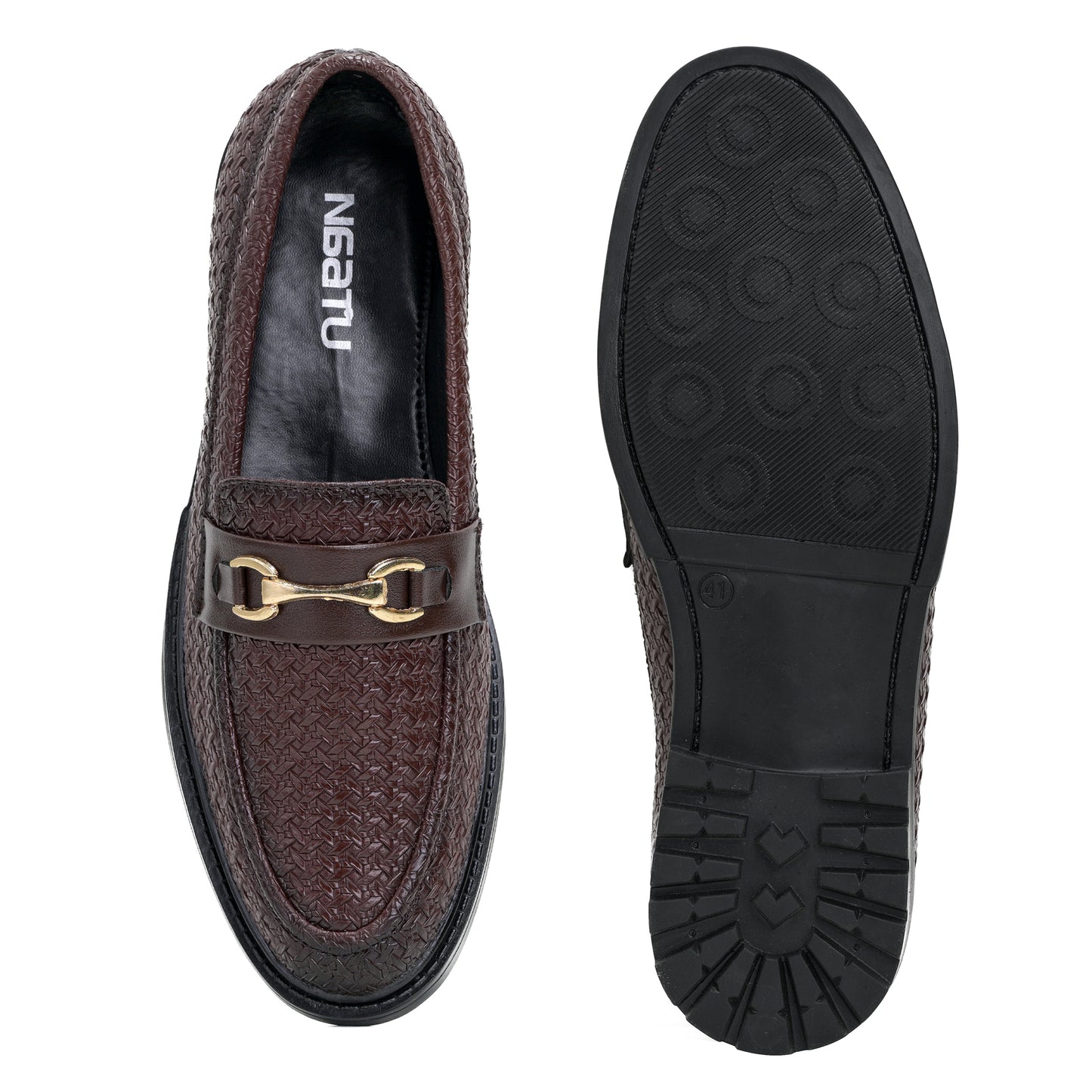 Men's Formal Pull-On Shoes (Brown)