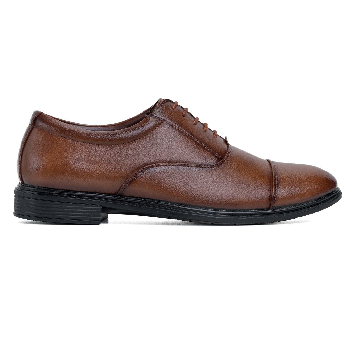 NAATU Men's Formal Lace Up Shoes (Tan)