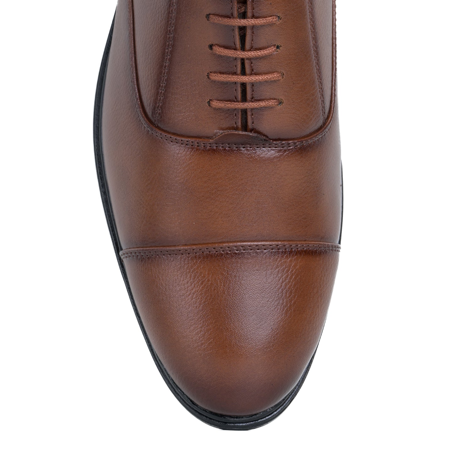 NAATU Men's Formal Lace Up Shoes (Tan)