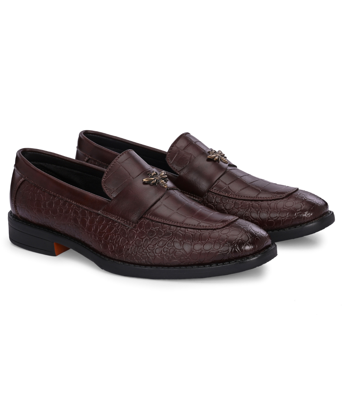 Naatu Slipon Shoes | Stylish Shoes for Men (Brown)