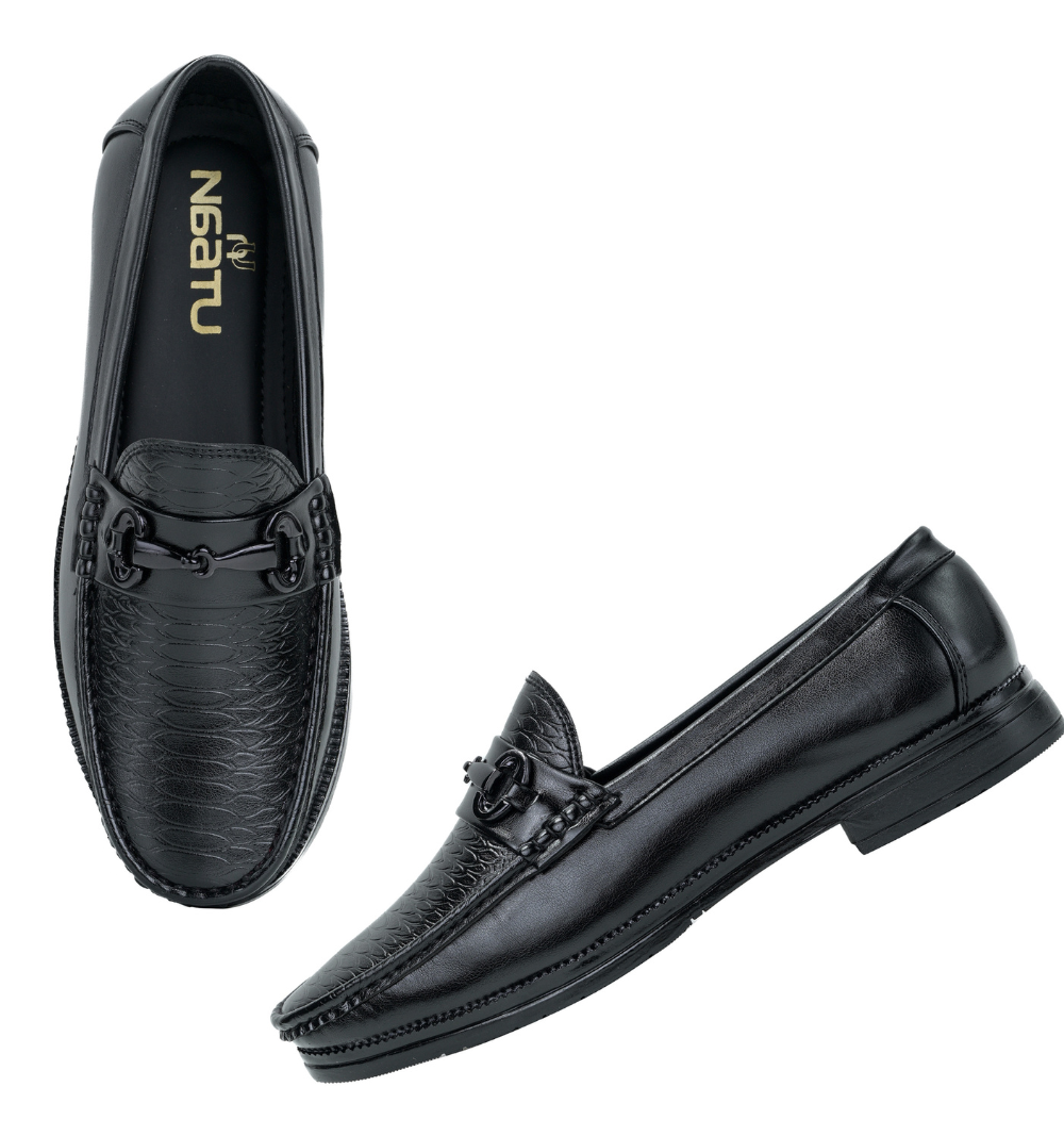 Men's Formal Pull-On Shoes (Black)