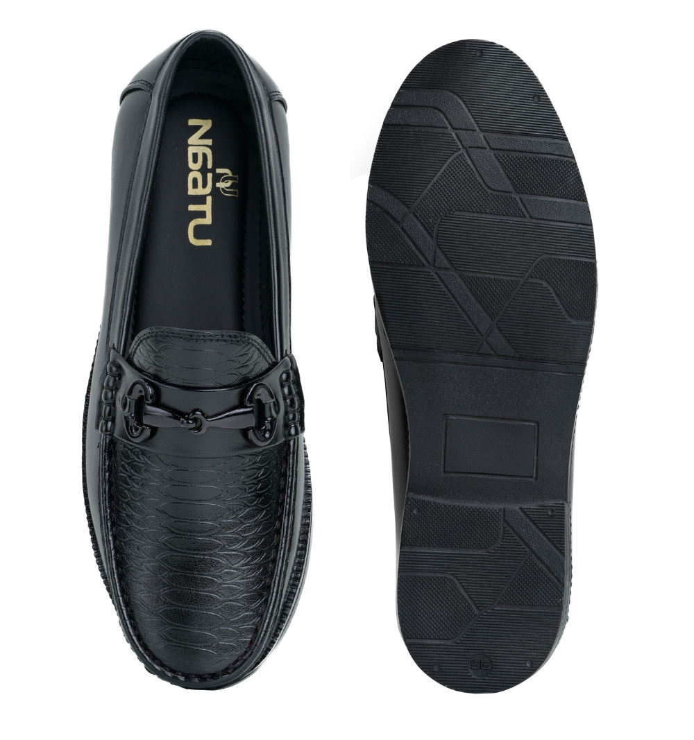 Men's Formal Pull-On Shoes (Black)