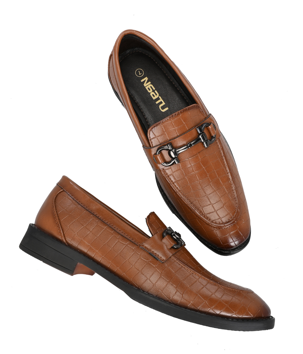Naatu Slipon Shoes | Stylish Shoes for Men (Tan)