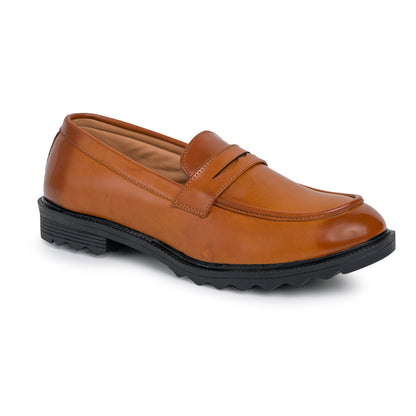 Men's Formal Pull-On Shoes ( Tan Brown)