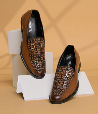 Men's Formal Pull-On Shoes (Tan)