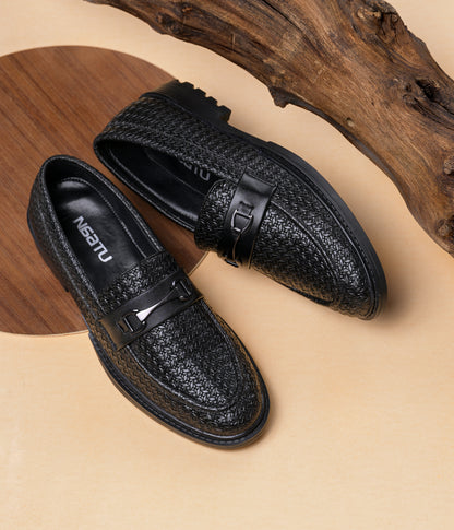Men's Formal Pull-On Shoes (Black)