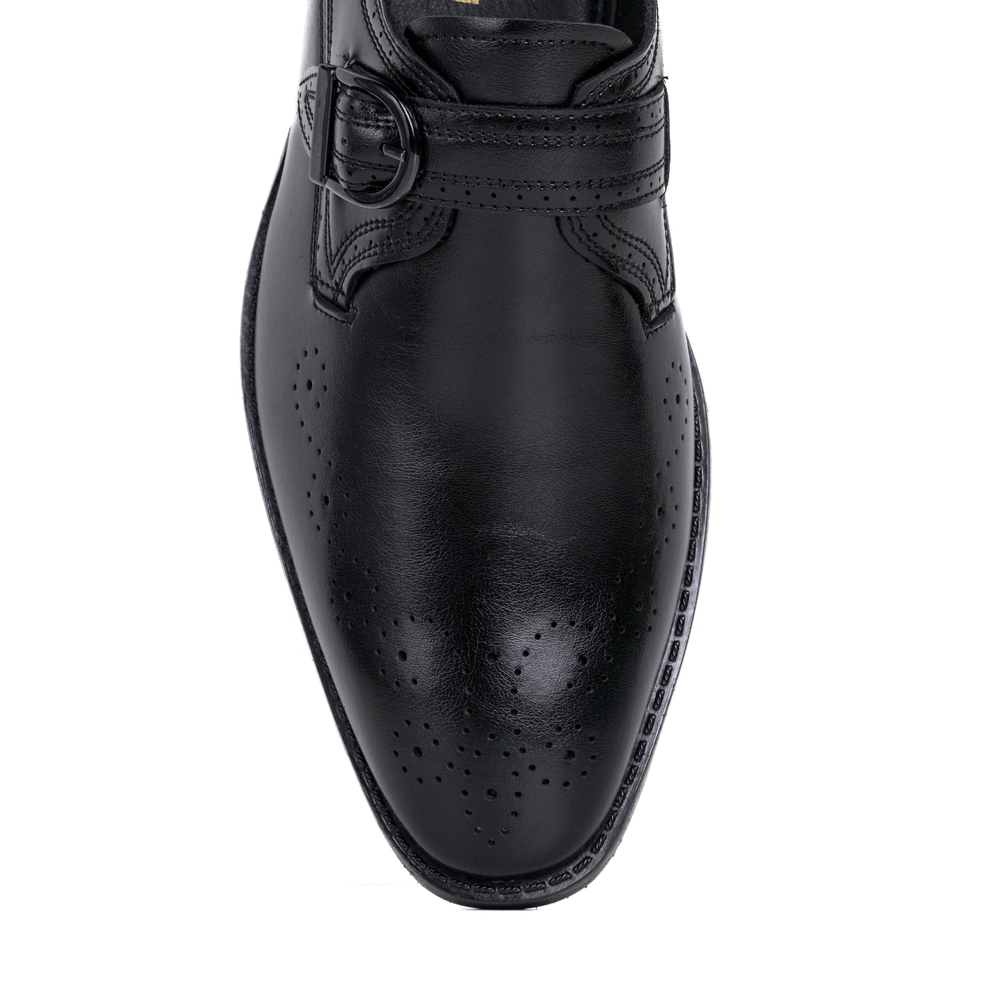 Naatu Formal Strap Shoes | Stylish Shoes for Men (Black)