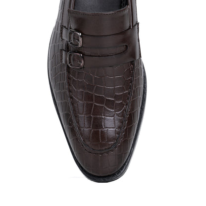 Naatu Slipon Shoes | Stylish Shoes for Men (Brown)