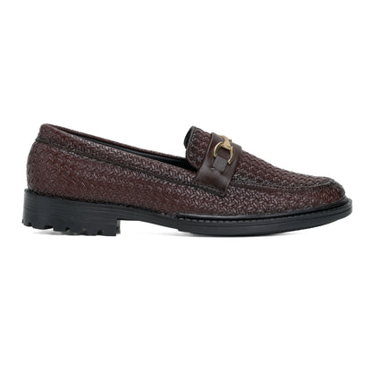 Men's Formal Pull-On Shoes (Brown)