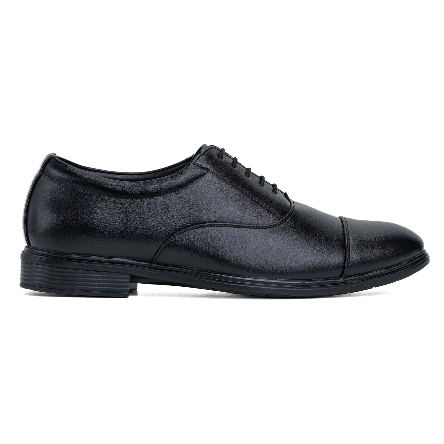 NAATU Men's Formal Lace Up Shoes (Black)