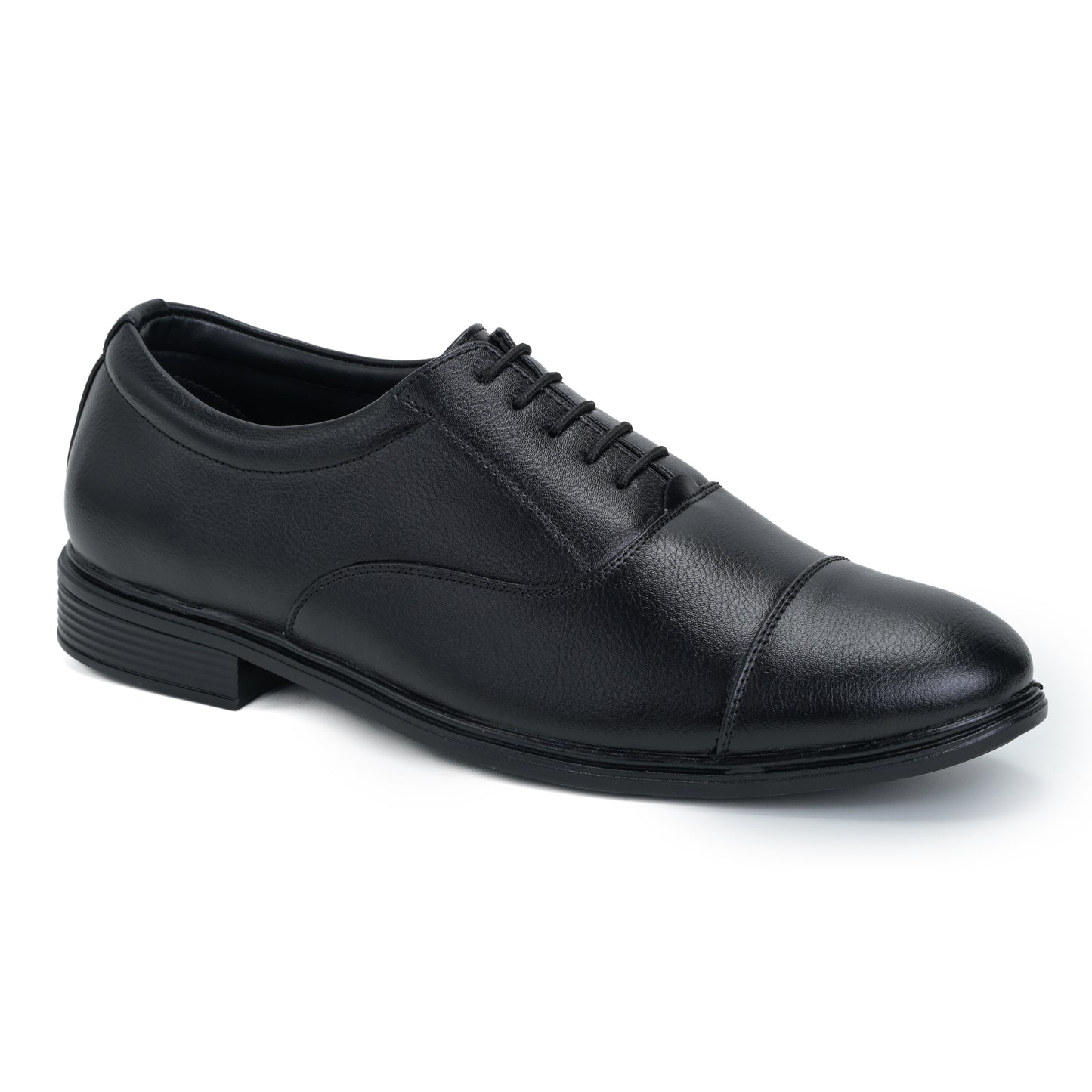 NAATU Men's Formal Lace Up Shoes (Black)