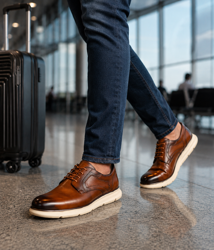 NAATU 'Kapps 175' Men's Lace Up Shoes (Tan)