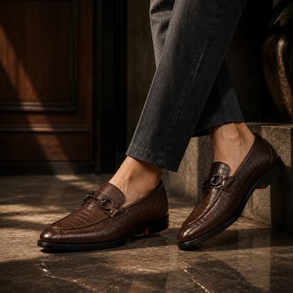 Naatu Slipon Shoes | Stylish Shoes for Men (Brown)