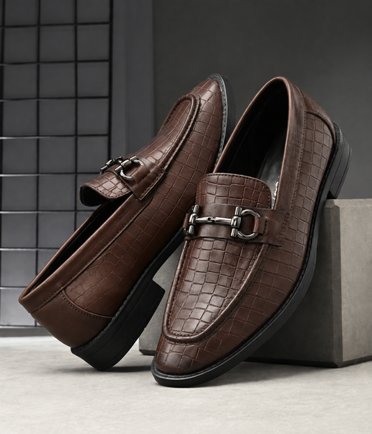 Naatu Slipon Shoes | Stylish Shoes for Men (Brown)
