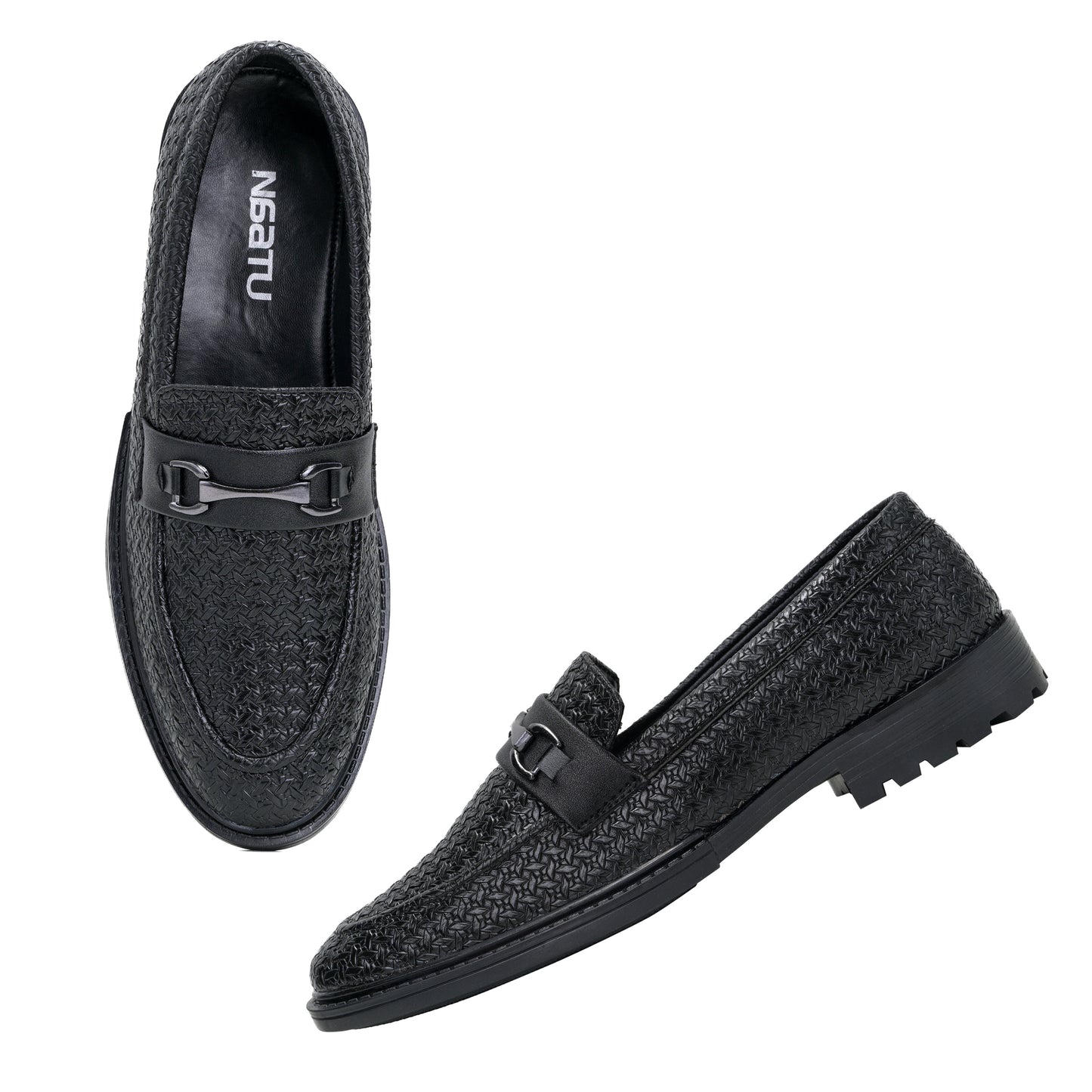 Men's Formal Pull-On Shoes (Black)