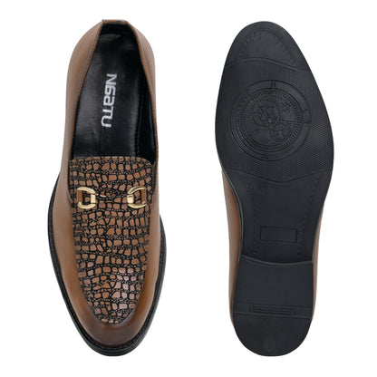 Men's Formal Pull-On Shoes (Tan)