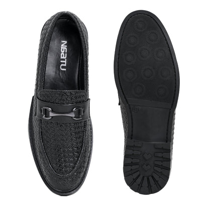 Men's Formal Pull-On Shoes (Black)