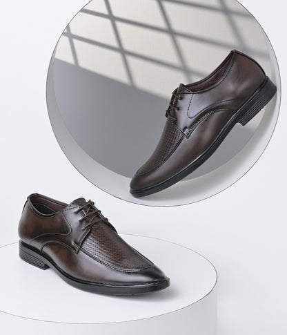 Naatu Men's Formal Lace Up Shoes for Office Meetings Daily Comfort Fashion Stylish Shoes for Men
