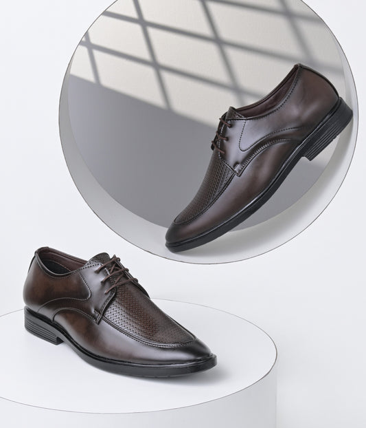 Naatu Men's Formal Lace Up Shoes for Office Meetings Daily Comfort Fashion Stylish Shoes for Men
