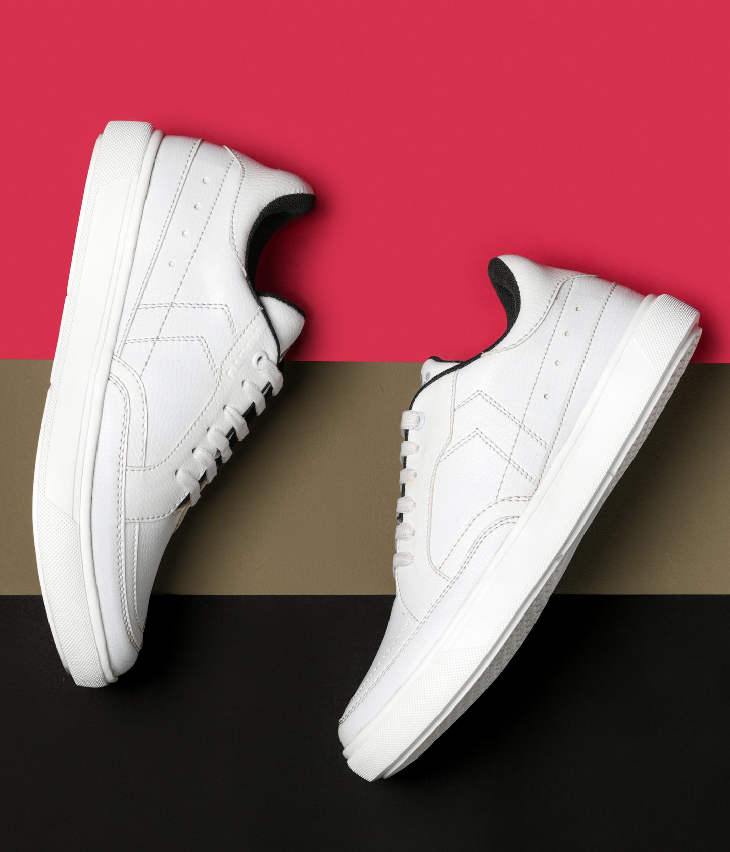 Naatu White Streeter Sneakers