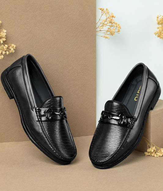 Men's Formal Pull-On Shoes (Black)