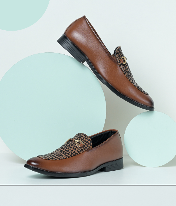 Men's Formal Pull-On Shoes (Tan)