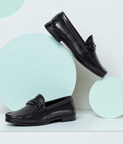 Men's Formal Pull-On Shoes (Black)
