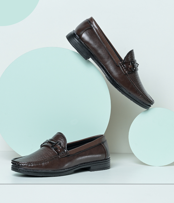 Men's Formal Pull-On Shoes (Brown)