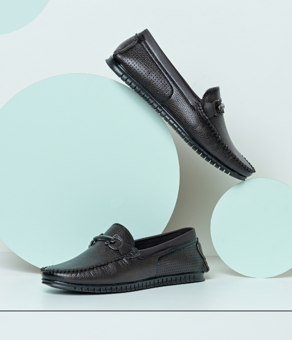 Naatu Men's Loafers | Stylish Loafers for Men (Brown)