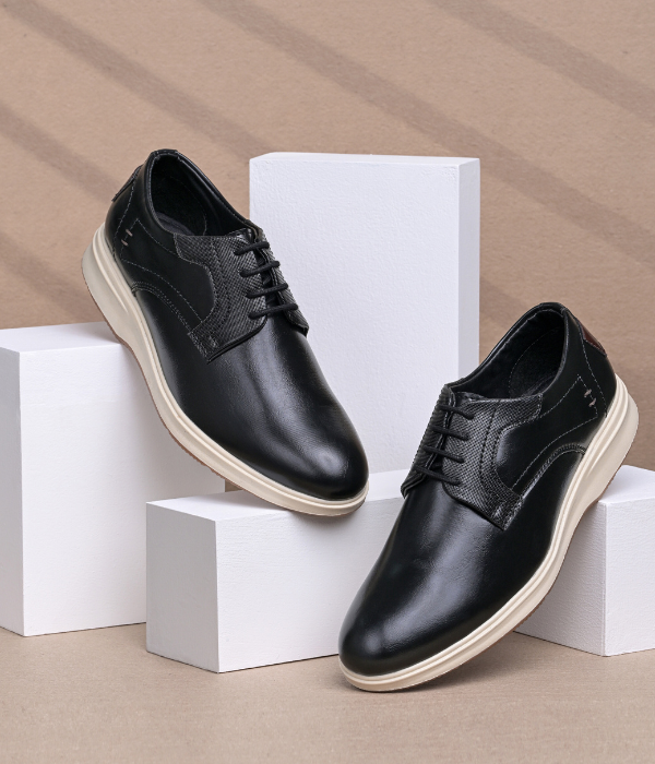 NAATU 'Versa-1' Men's Lace Up Shoes (Black)