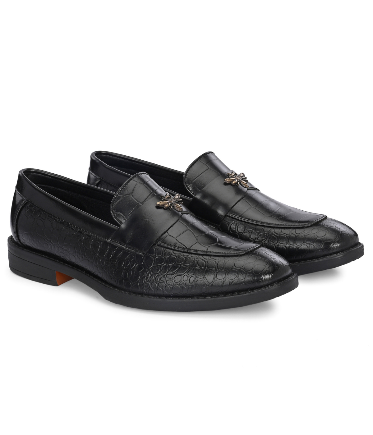 Naatu Slipon Shoes | Stylish Shoes for Men (Black)