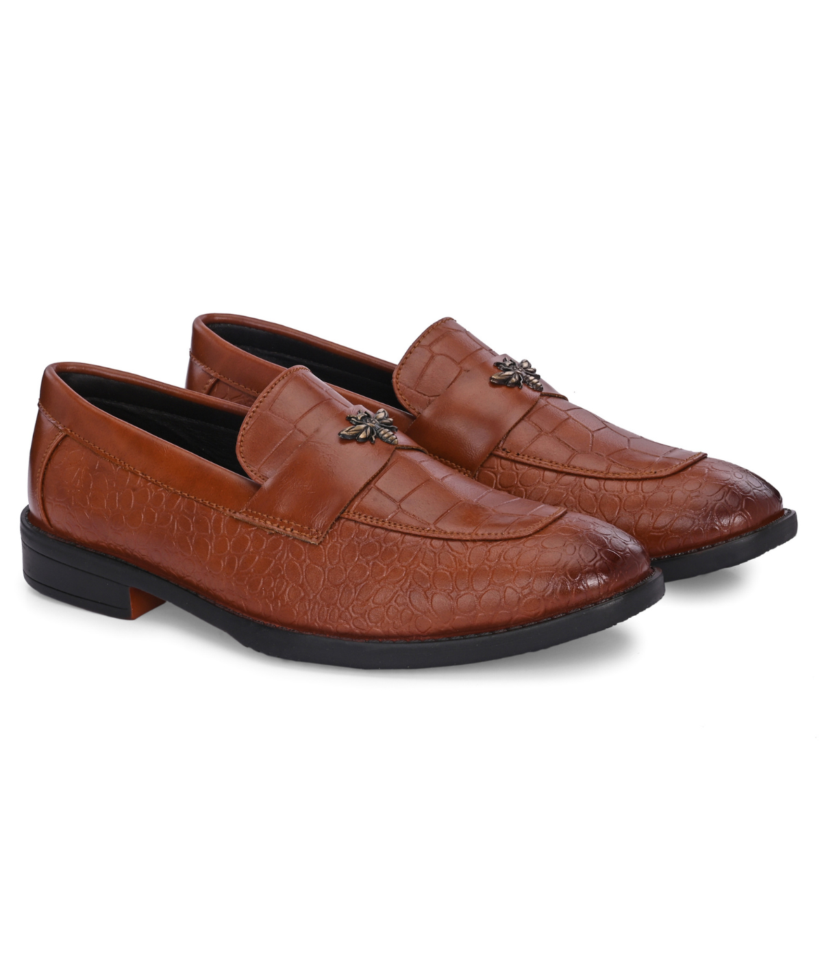 Naatu Slipon Shoes | Stylish Shoes for Men (TAN)