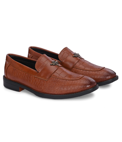 Naatu Slipon Shoes | Stylish Shoes for Men (TAN)