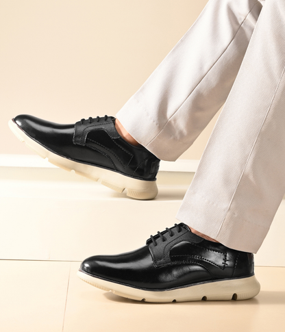 NAATU 'Kapps 175' Men's Lace Up Shoes (Black)