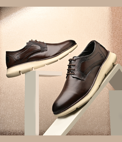 NAATU 'Kapps 175' Men's Lace Up Shoes (Brown)