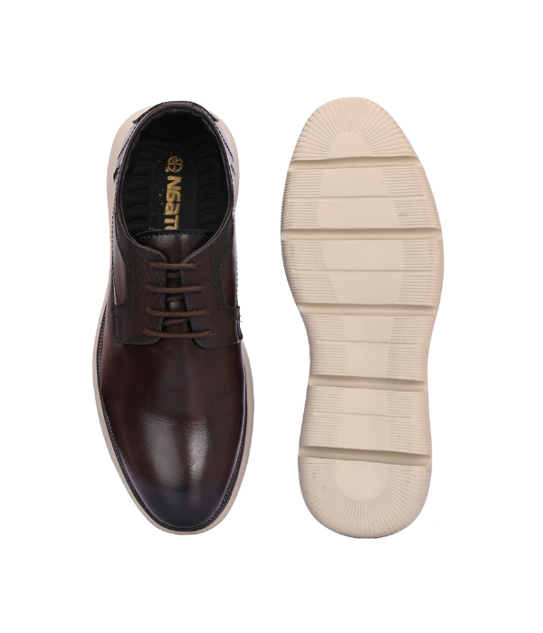 NAATU 'Kapps 175' Men's Lace Up Shoes (Brown)