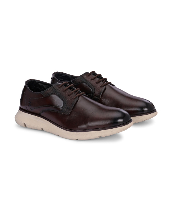 NAATU 'Kapps 175' Men's Lace Up Shoes (Brown)