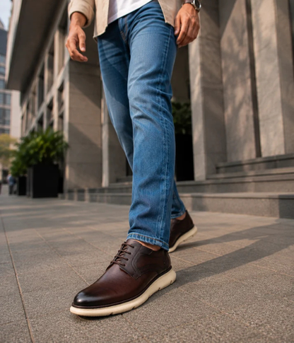 NAATU 'Kapps 175' Men's Lace Up Shoes (Brown)