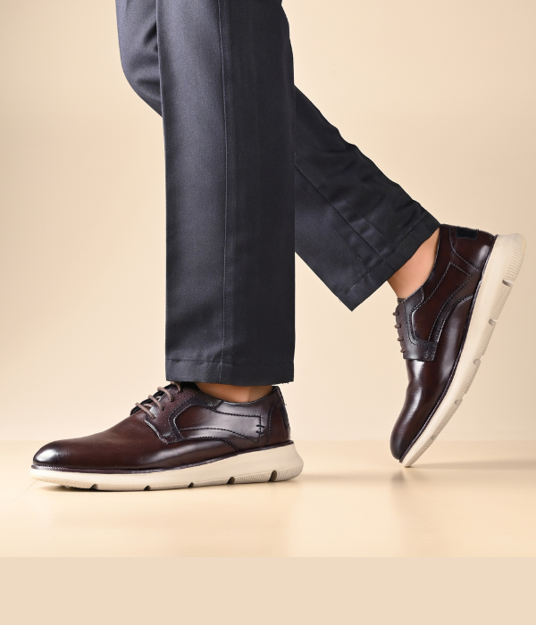 NAATU 'Kapps 175' Men's Lace Up Shoes (Brown)