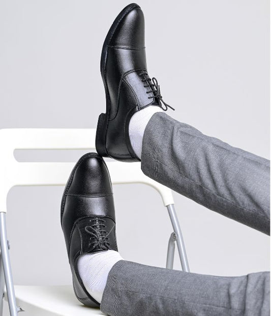 Men's Oxford Formal Lace Up Shoes (Black)