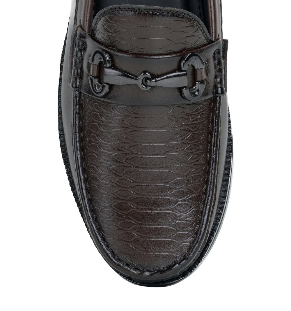 Men's Formal Pull-On Shoes (Brown)