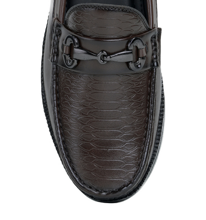 Men's Formal Pull-On Shoes (Brown)