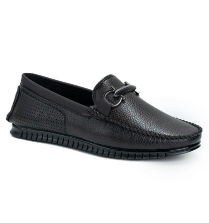 Naatu Men's Loafers | Stylish Loafers for Men (Brown)