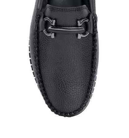 Naatu Men's Loafers | Stylish Loafers for Men (Black)