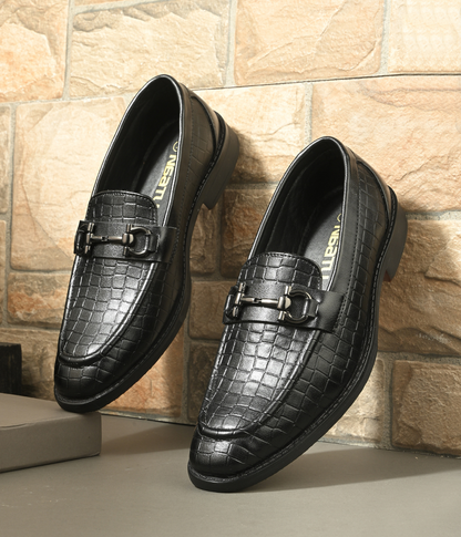 Naatu Slipon Shoes | Stylish Shoes for Men (Black)