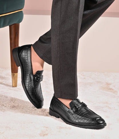 Naatu Slipon Shoes | Stylish Shoes for Men (Black)