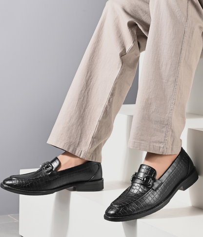 Naatu Slipon Shoes | Stylish Shoes for Men (Black)