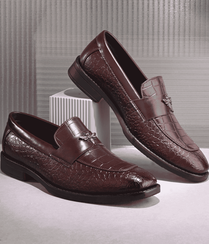 Naatu Slipon Shoes | Stylish Shoes for Men (Brown)